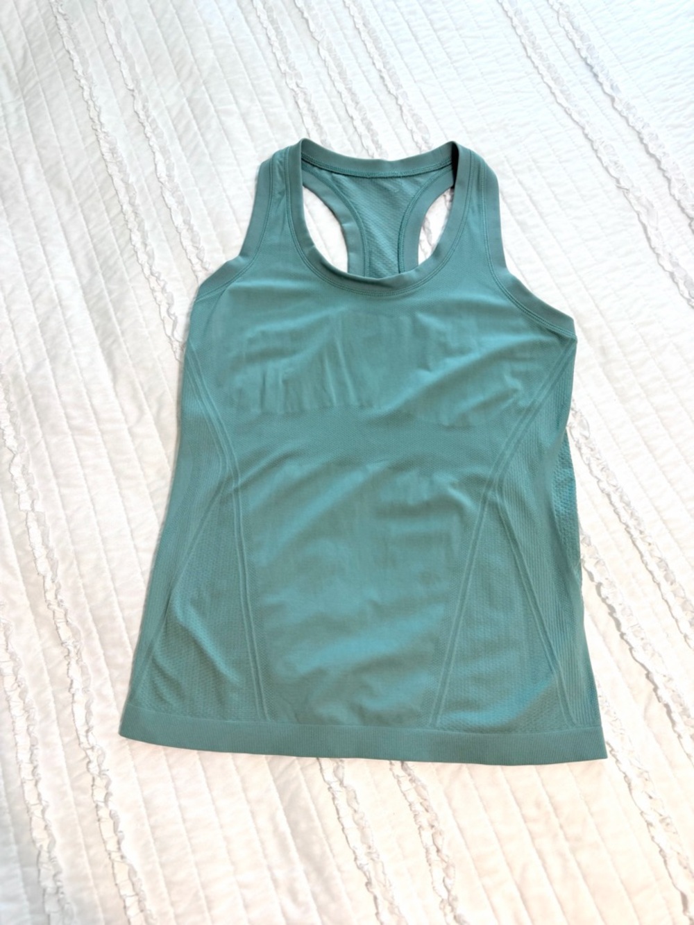 Athleta Momentum Seamless Tank Top Women’s Size Small Green Workout Yoga Gym